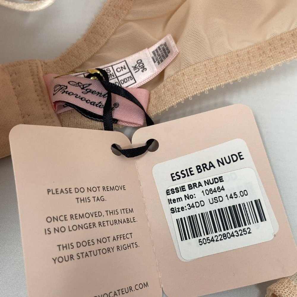 Agent Provocateur Essie Nude 2-piece Set: Bra 34DD/ Brief AP2 Small - Picture 14 of 15